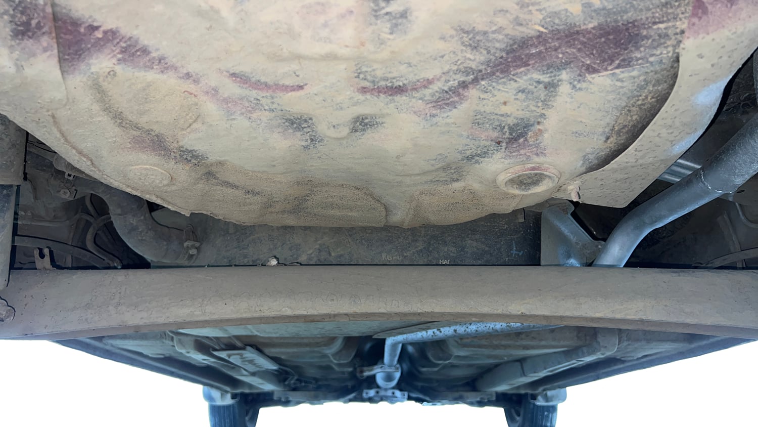 Used 2015 Hyundai i10 Sportz 1.1 iRDE2 Petrol Manual extra REAR UNDERBODY VIEW (TAKEN FROM REAR)