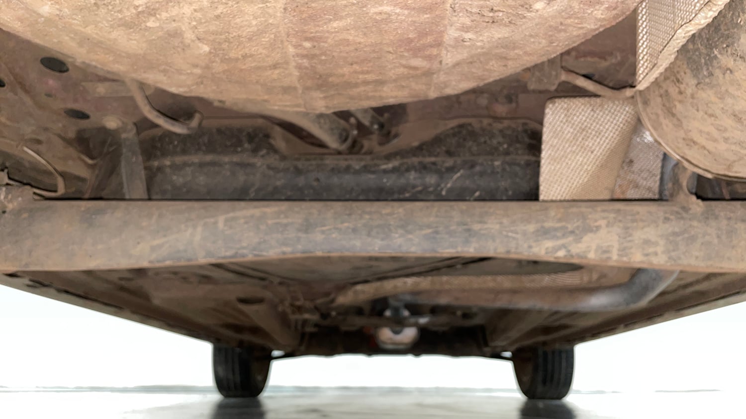 Used 2021 Ford Freestyle Titanium Plus 1.2 Ti-VCT Petrol Manual extra REAR UNDERBODY VIEW (TAKEN FROM REAR)