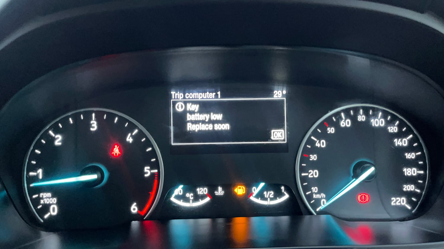 Used 2020 Ford EcoSport S MT 1.5 TDCi Diesel Manual interior CLUSTERMETER VIEW