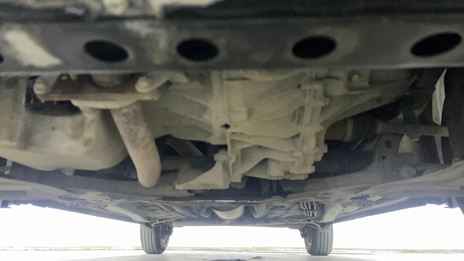 Used 2025 Maruti Suzuki Wagon R ZXI Plus 1.2 AGS Petrol Automatic extra FRONT LEFT UNDERBODY VIEW
