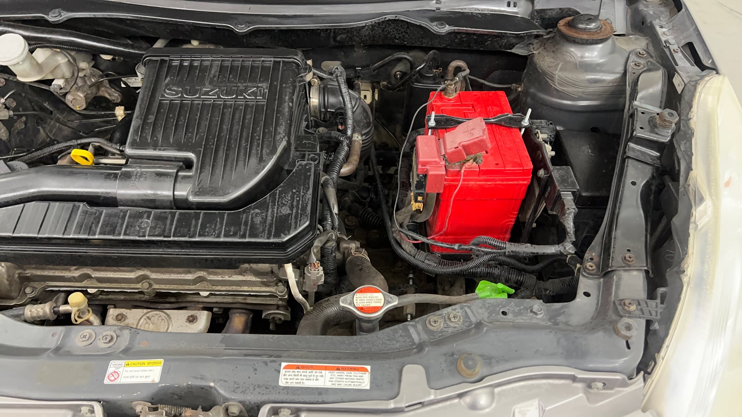 Used 2014 Maruti Suzuki Swift LXi Petrol Manual engine ENGINE LEFT SIDE VIEW