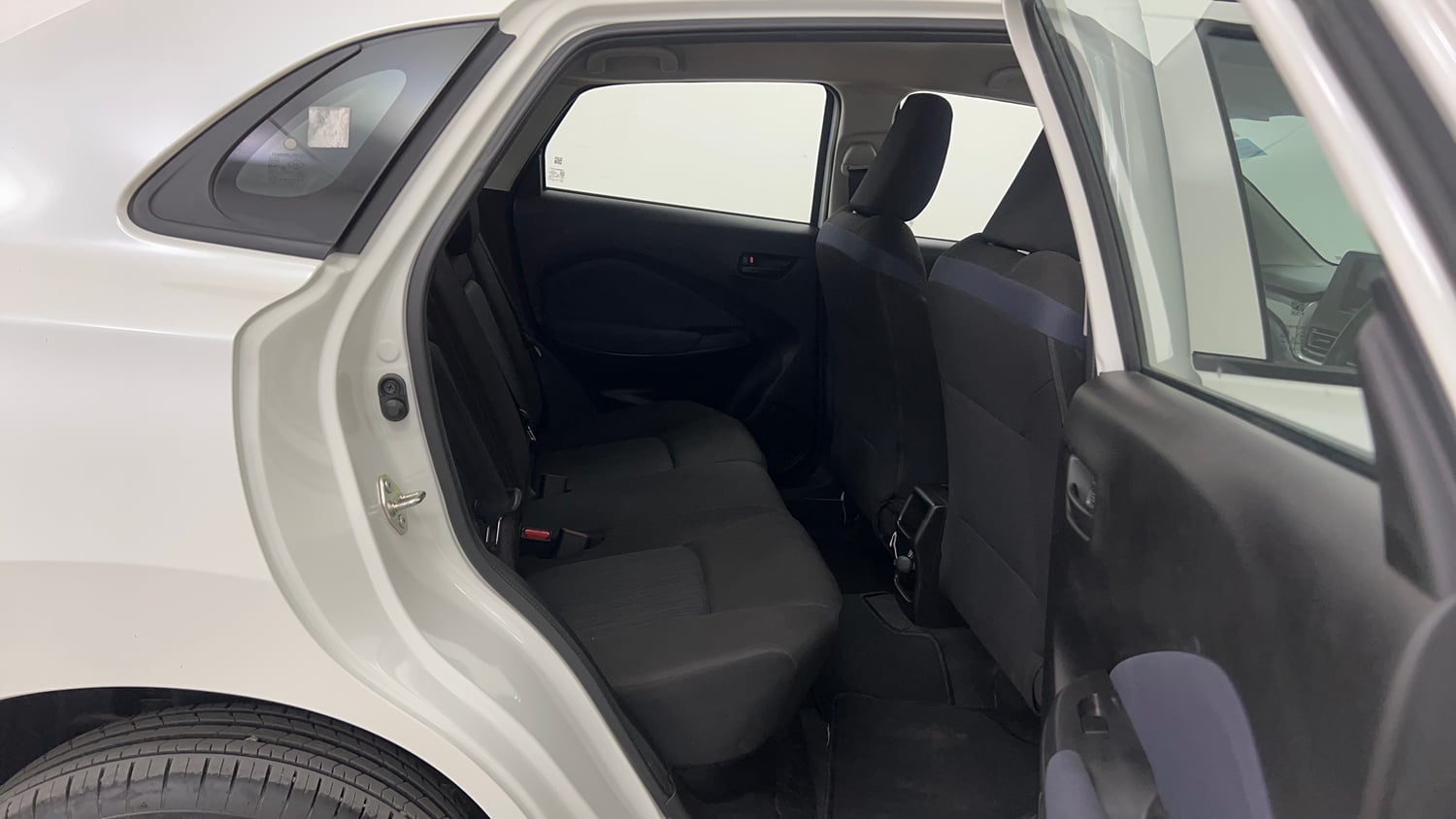 Used 2026 Maruti Suzuki Baleno Sigma MT Petrol Manual interior RIGHT SIDE REAR DOOR CABIN VIEW