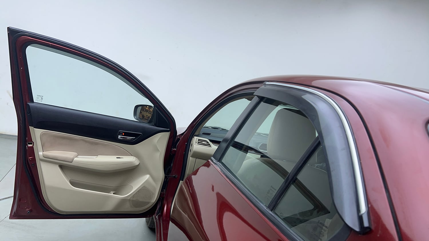 Used 2019 Maruti Suzuki Dzire VXi Petrol Manual interior LEFT FRONT DOOR OPEN VIEW