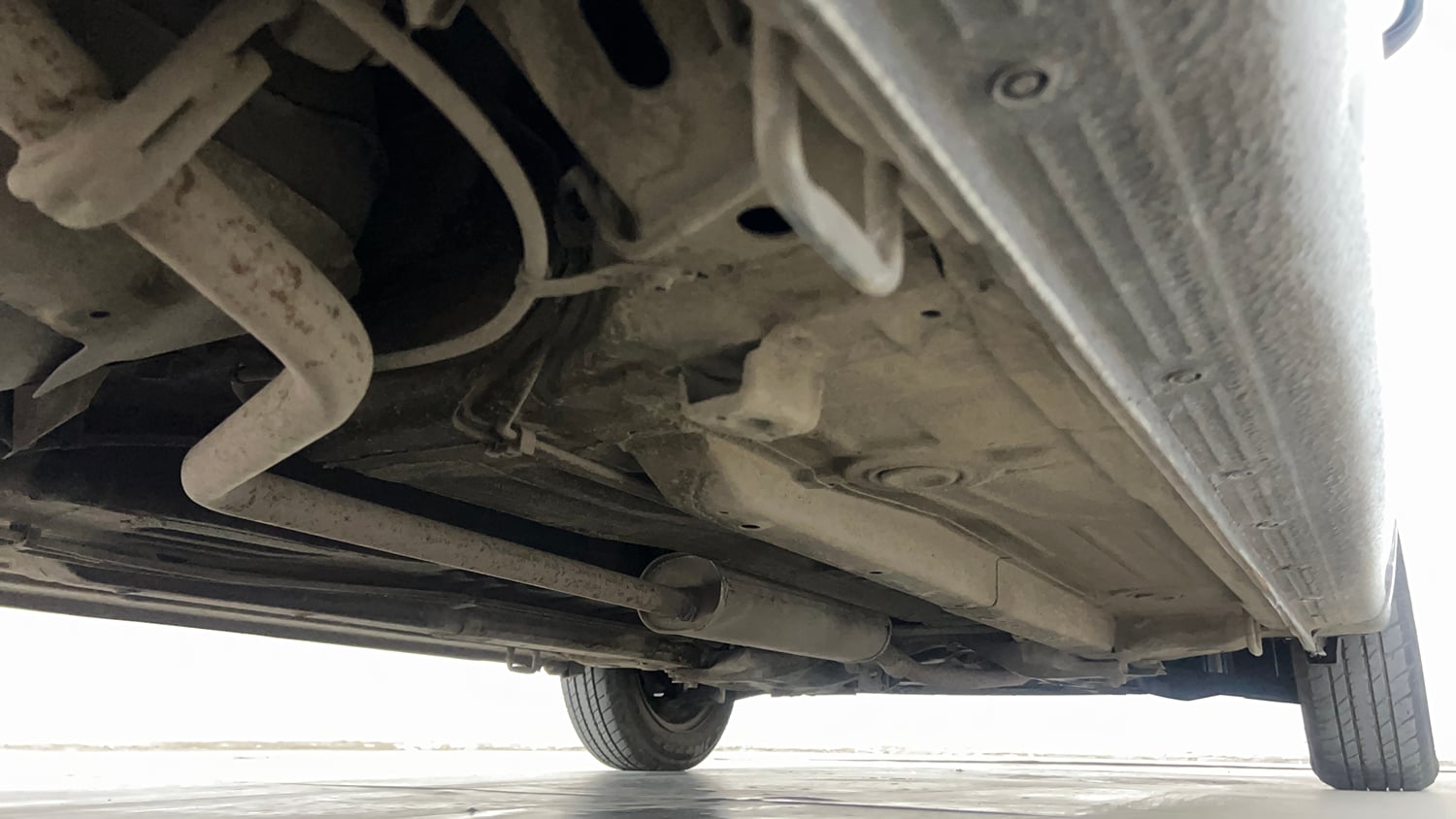 Used 2018 Maruti Suzuki Celerio VXi (O) CNG Cng Manual extra REAR RIGHT UNDERBODY VIEW
