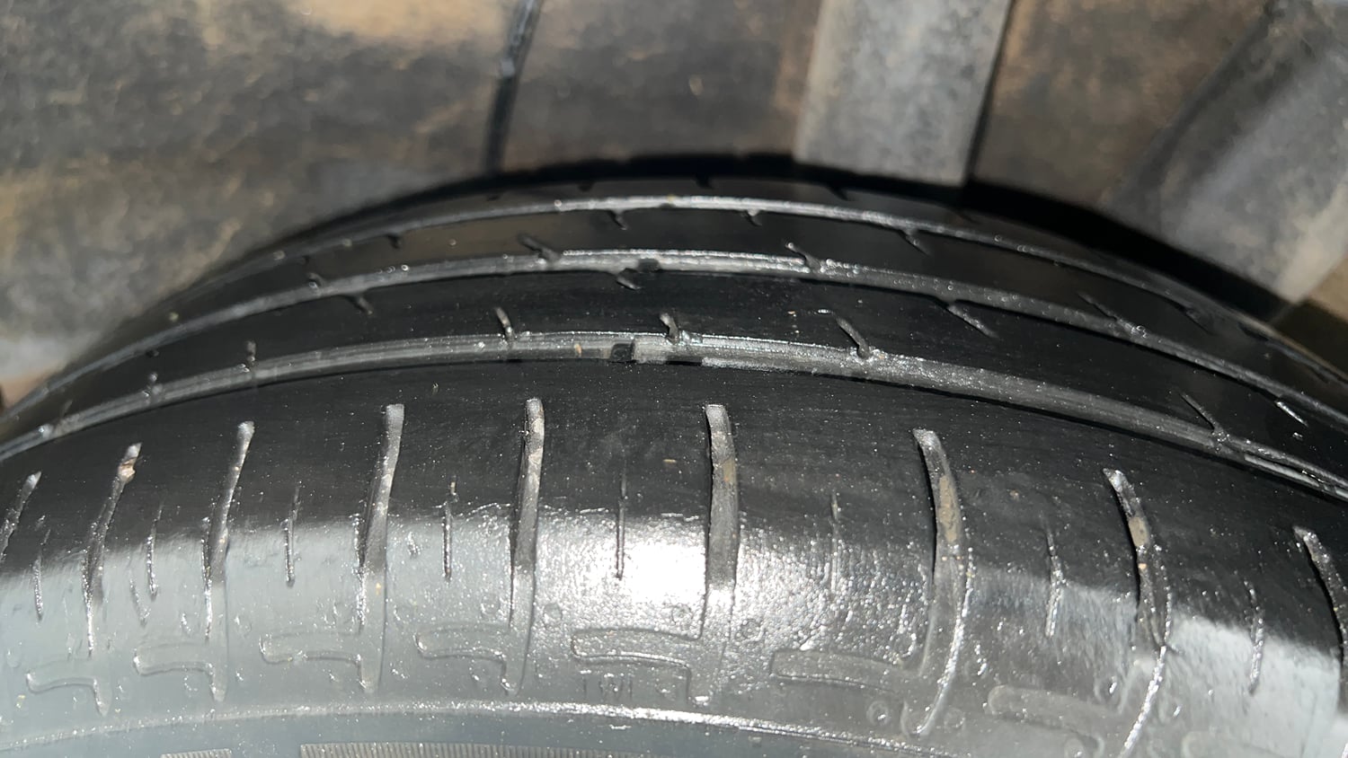 Used 2020 Hyundai Grand i10 Nios Sportz 1.2 Kappa VTVT Petrol Manual tyres LEFT REAR TYRE TREAD VIEW