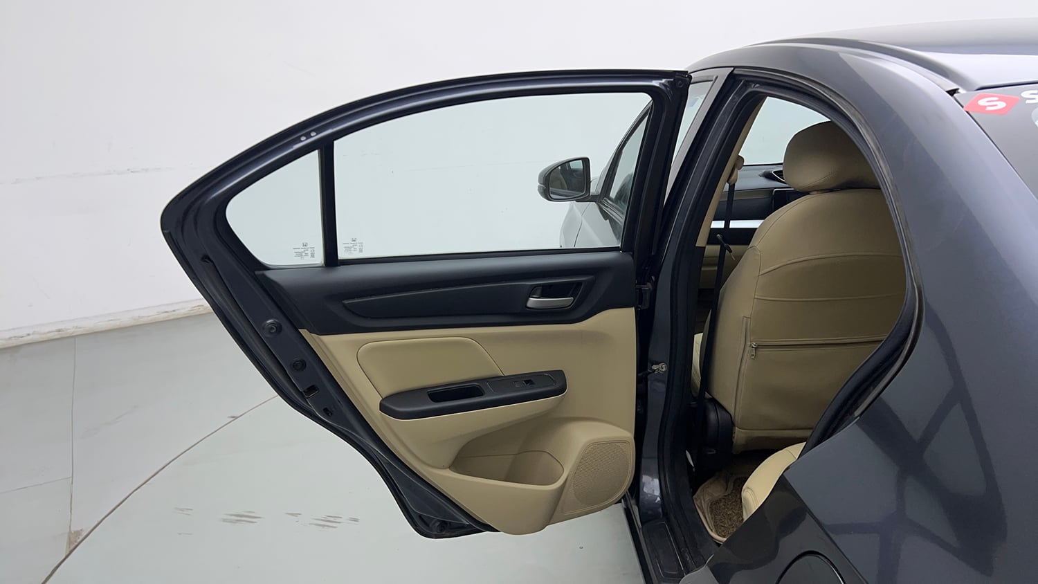 Used 2023 Honda Amaze VX 1.2 Petrol CVT Petrol Automatic interior LEFT REAR DOOR OPEN VIEW
