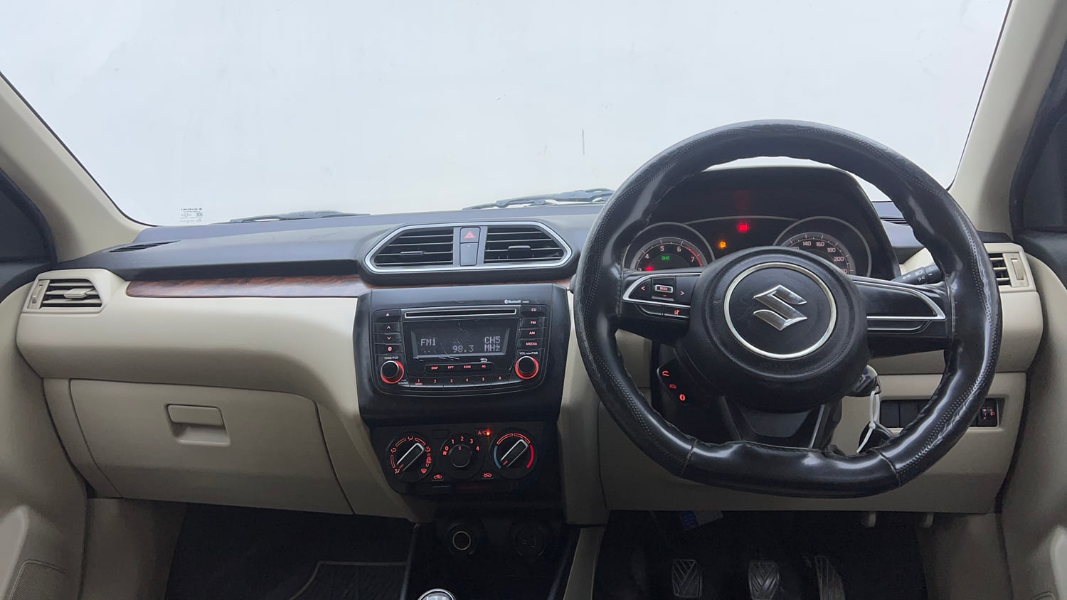 Used 2019 Maruti Suzuki Dzire VXi Petrol Manual interior DASHBOARD VIEW