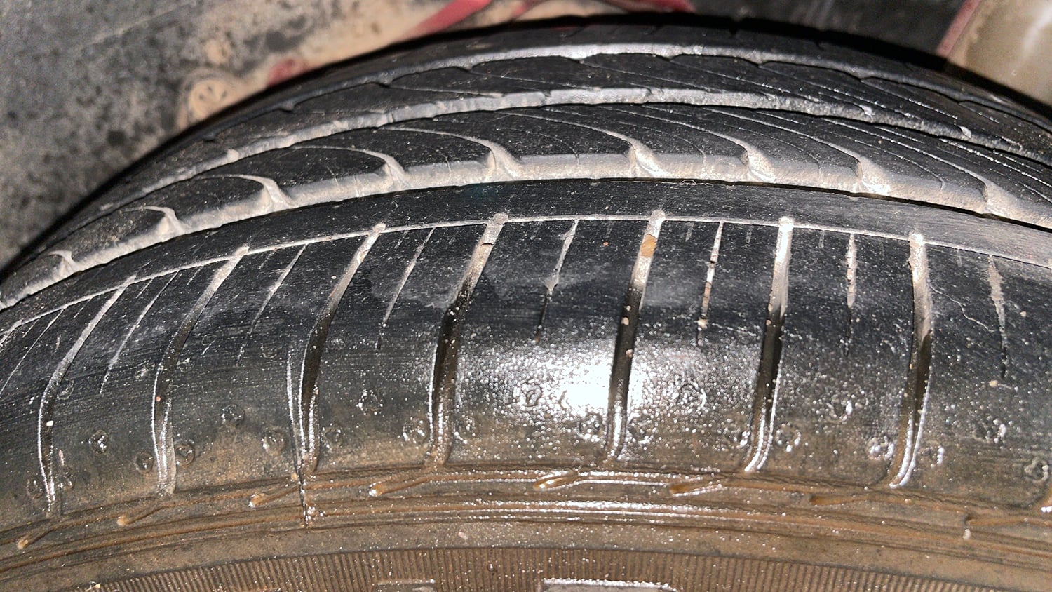 Used 2021 Ford Freestyle Titanium Plus 1.2 Ti-VCT Petrol Manual tyres LEFT REAR TYRE TREAD VIEW
