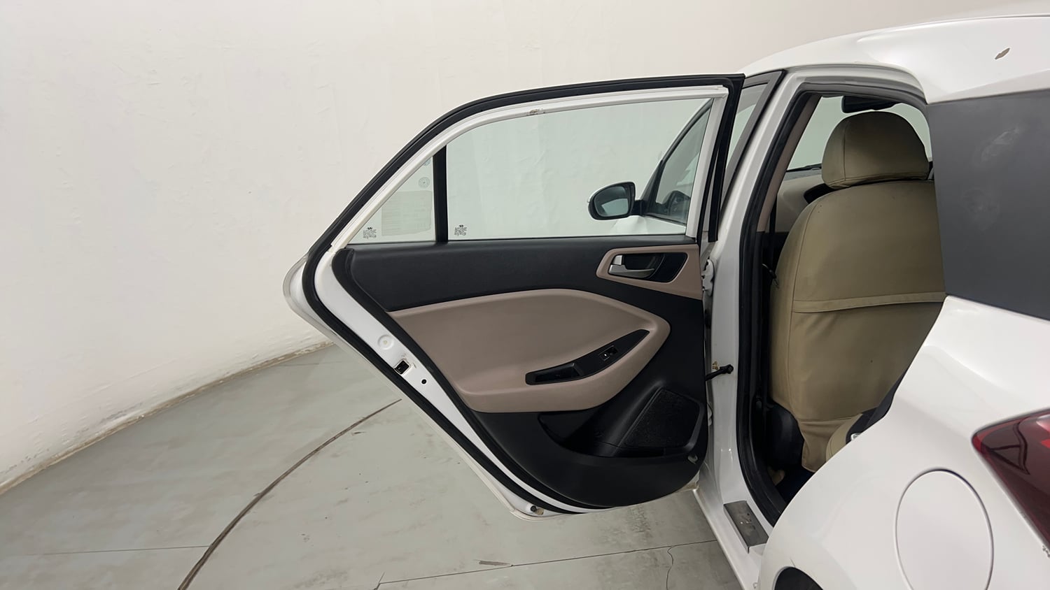 Used 2015 Hyundai Elite i20 Asta 1.2 Petrol Manual interior LEFT REAR DOOR OPEN VIEW