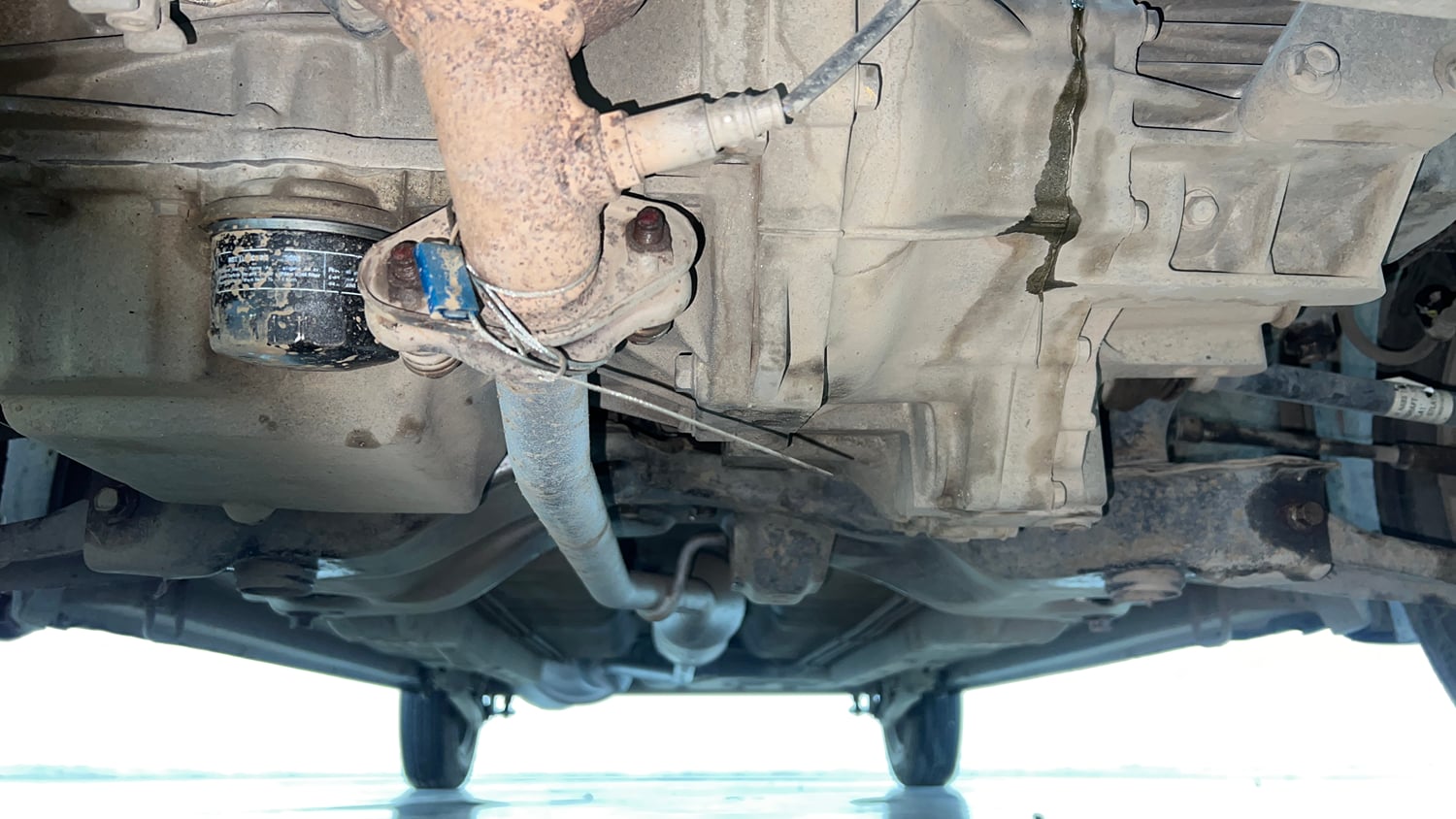 Used 2015 Maruti Suzuki Wagon R LXI CNG Cng Manual extra FRONT LEFT UNDERBODY VIEW