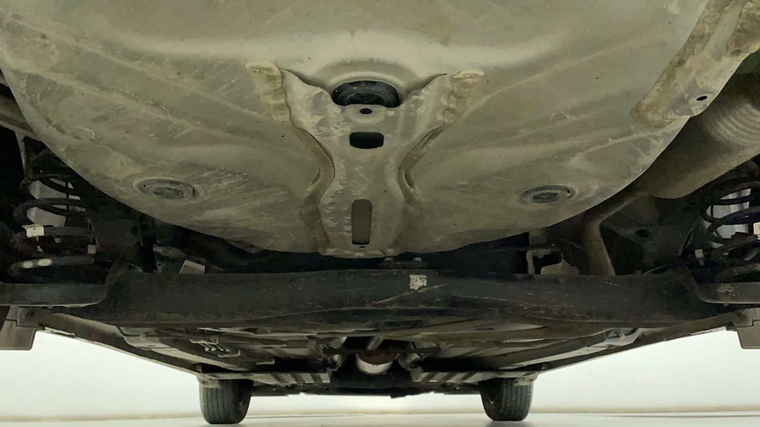 Used 2024 Maruti Suzuki Baleno Sigma MT Petrol Manual extra REAR UNDERBODY VIEW (TAKEN FROM REAR)