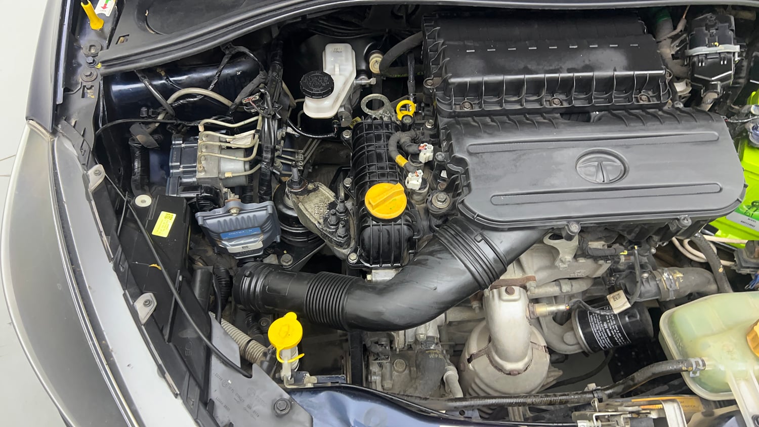 Used 2021 Tata Tiago XZ CNG( Outside Fitted ) Cng Manual engine ENGINE RIGHT SIDE VIEW