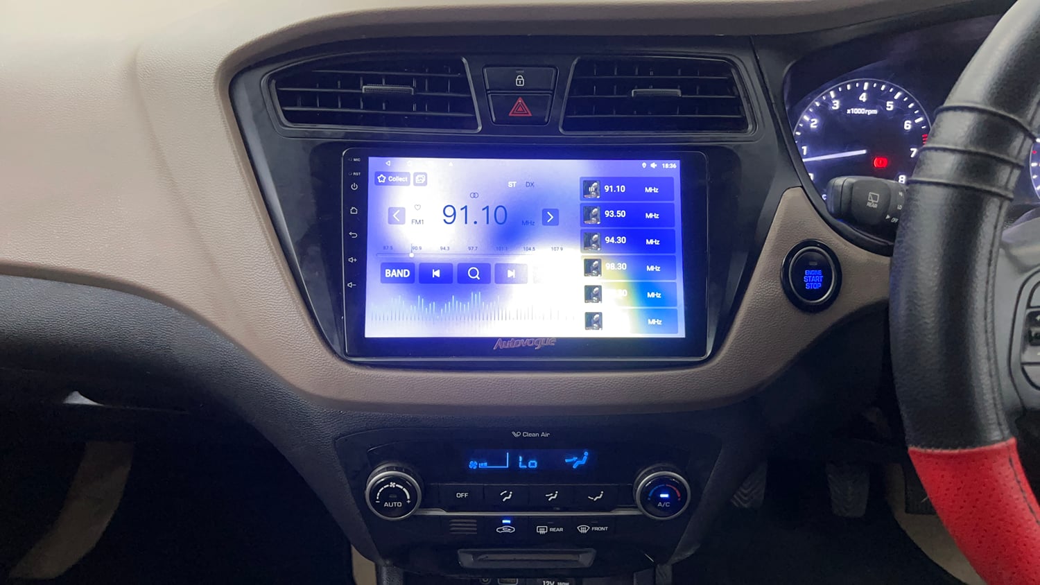 Used 2015 Hyundai Elite i20 Asta 1.2 Petrol Manual interior MUSIC SYSTEM & AC CONTROL VIEW