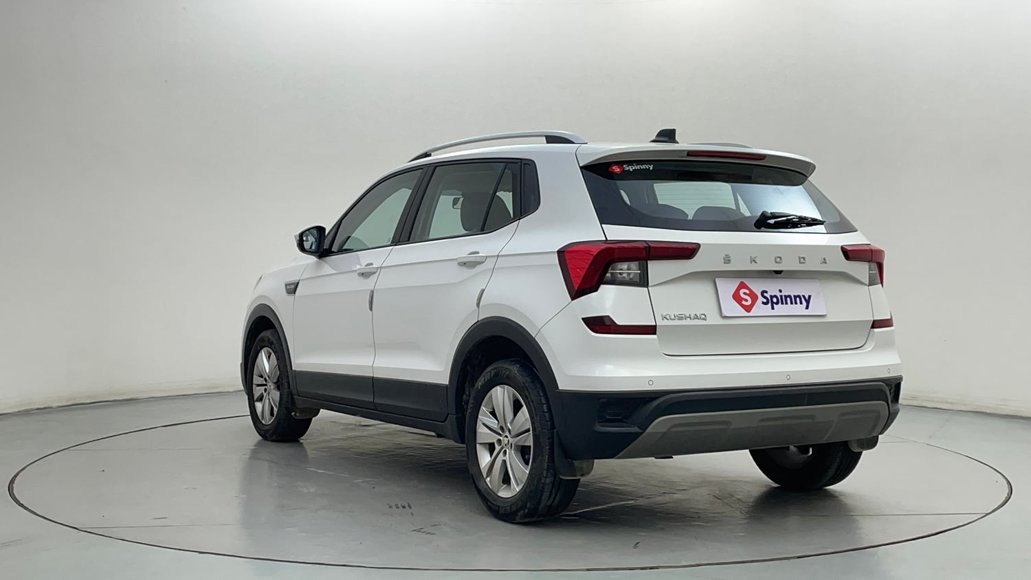 Used 2023 Skoda Kushaq Ambition 1.0L TSI MT Petrol Manual exterior LEFT REAR CORNER VIEW