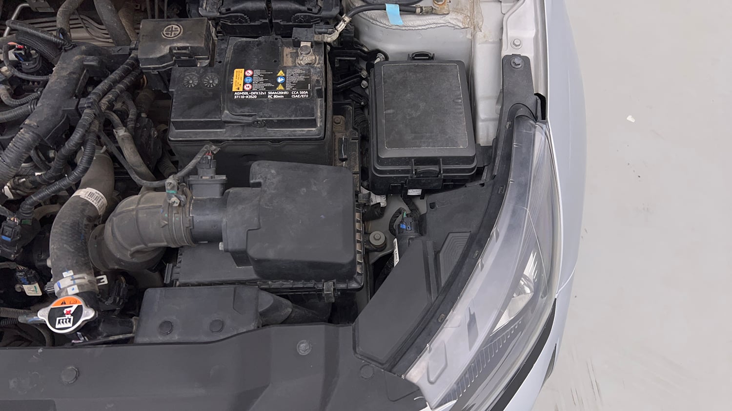 Used 2024 Hyundai i20 Sportz (O) 1.2 MT Petrol Manual engine ENGINE LEFT SIDE VIEW