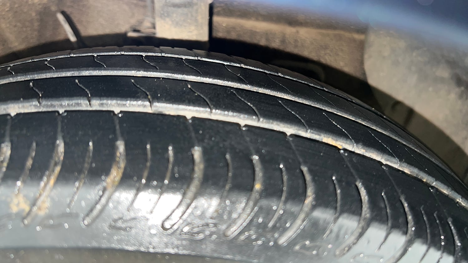Used 2020 Hyundai Grand i10 Nios Sportz 1.2 Kappa VTVT Petrol Manual tyres RIGHT FRONT TYRE TREAD VIEW