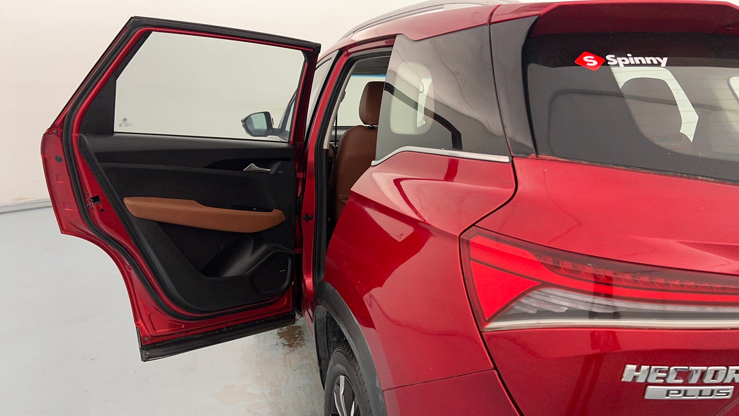 Used 2020 MG Motors Hector Plus Sharp 2.0 Diesel Diesel Manual interior LEFT REAR DOOR OPEN VIEW
