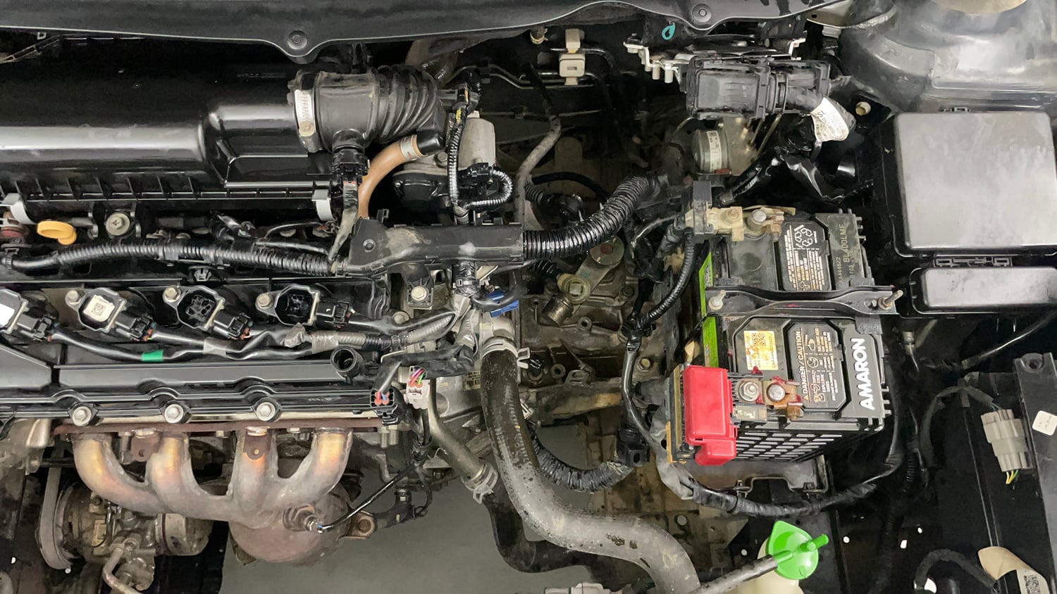 Used 2019 Maruti Suzuki Baleno Delta Petrol Manual engine ENGINE LEFT SIDE VIEW