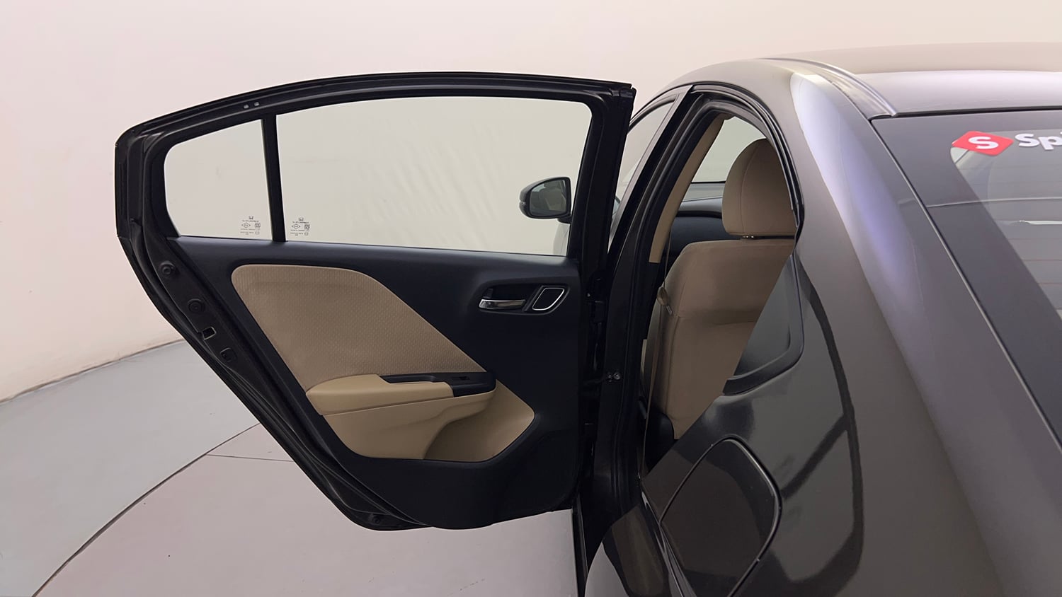 Used 2017 Honda City V Petrol Petrol Manual interior LEFT REAR DOOR OPEN VIEW