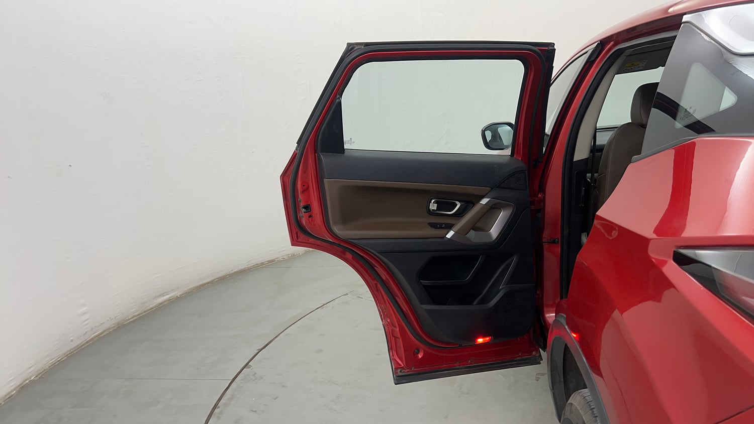 Used 2021 Tata Harrier XZ Diesel Manual interior LEFT REAR DOOR OPEN VIEW