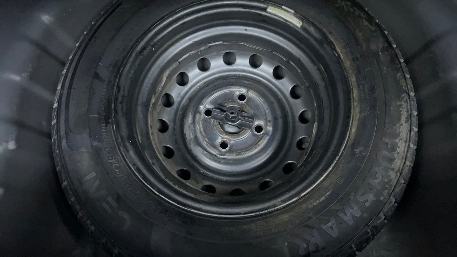 Used 2020 Hyundai Santro Sportz AMT Petrol Automatic tyres SPARE TYRE VIEW