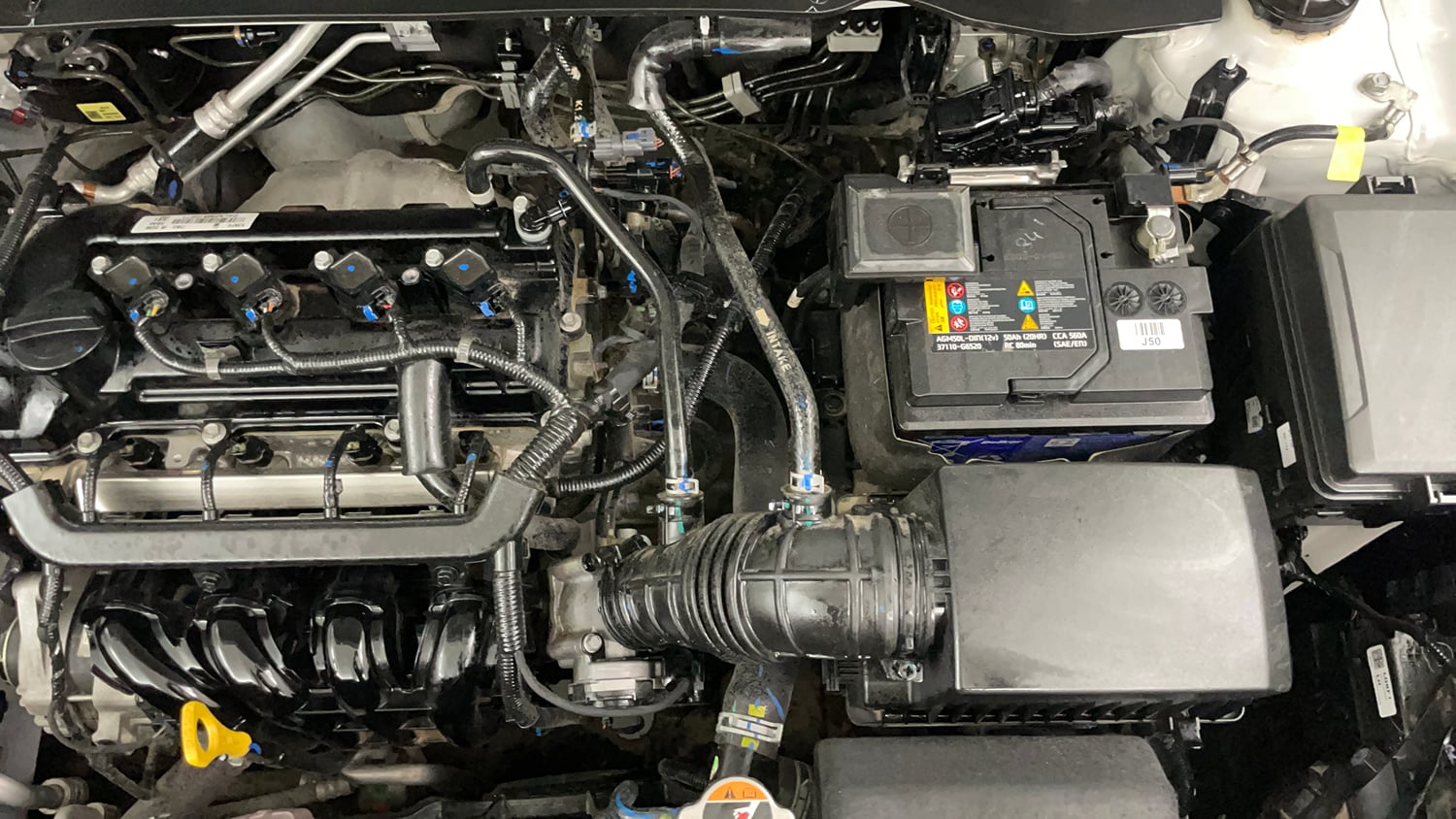 Used 2024 Hyundai Venue SX 1.2 Petrol Petrol Manual engine ENGINE LEFT SIDE VIEW