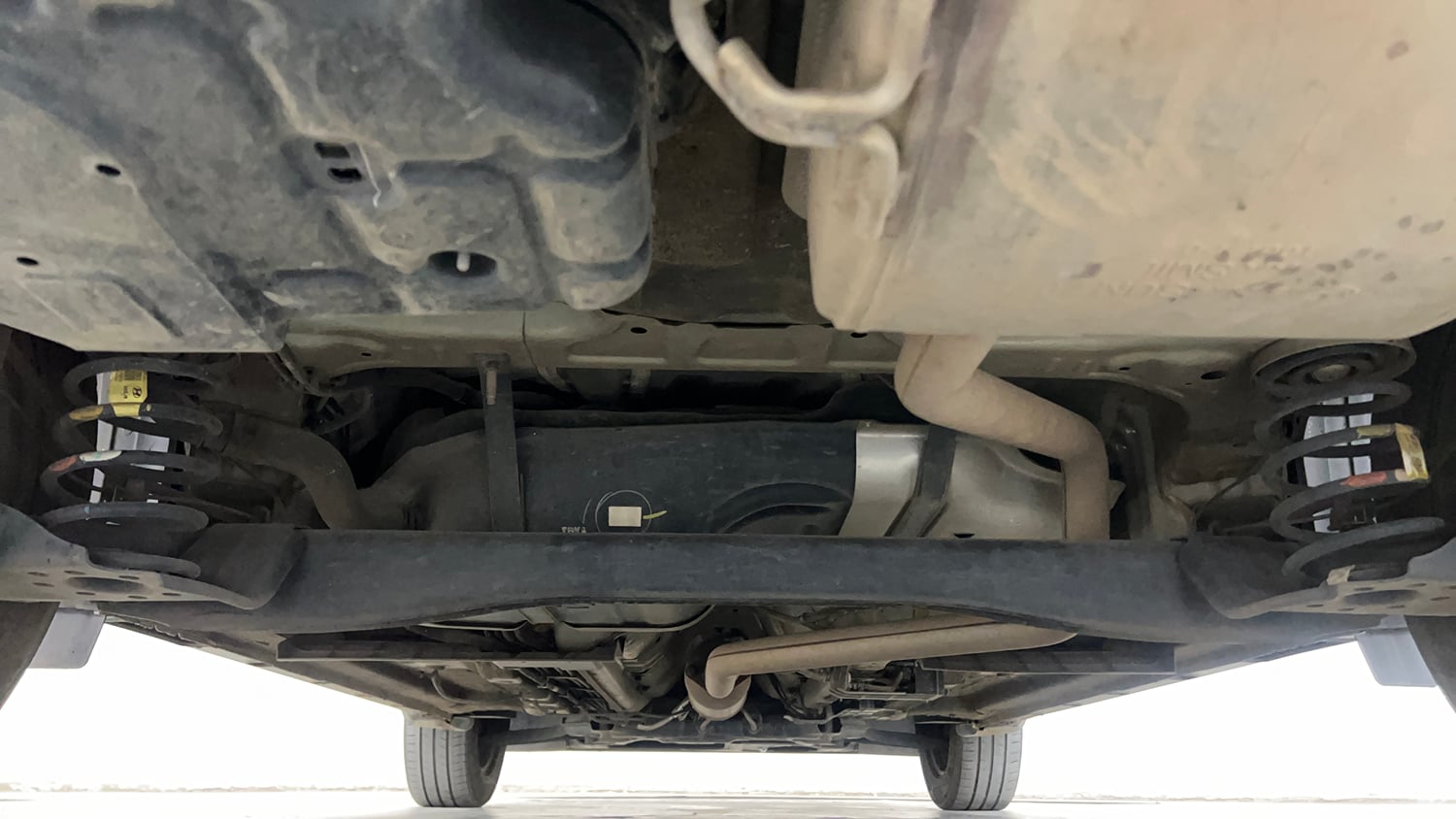 Used 2024 Kia Seltos HTK 1.5 Diesel MT Diesel Manual extra REAR UNDERBODY VIEW (TAKEN FROM REAR)
