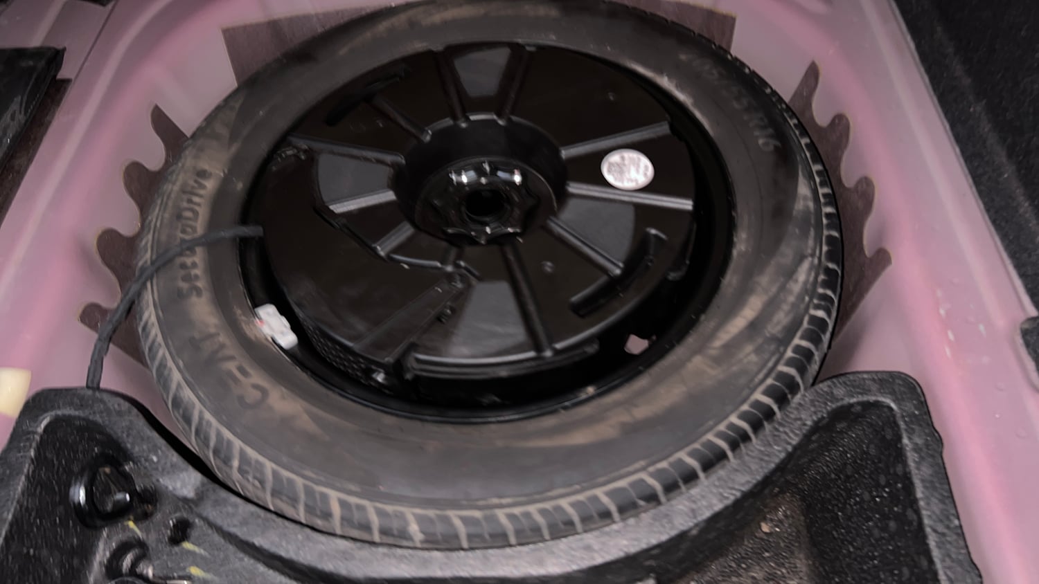 Used 2024 Volkswagen Virtus GT Plus 1.5 TSI EVO DSG Petrol Automatic tyres SPARE TYRE VIEW