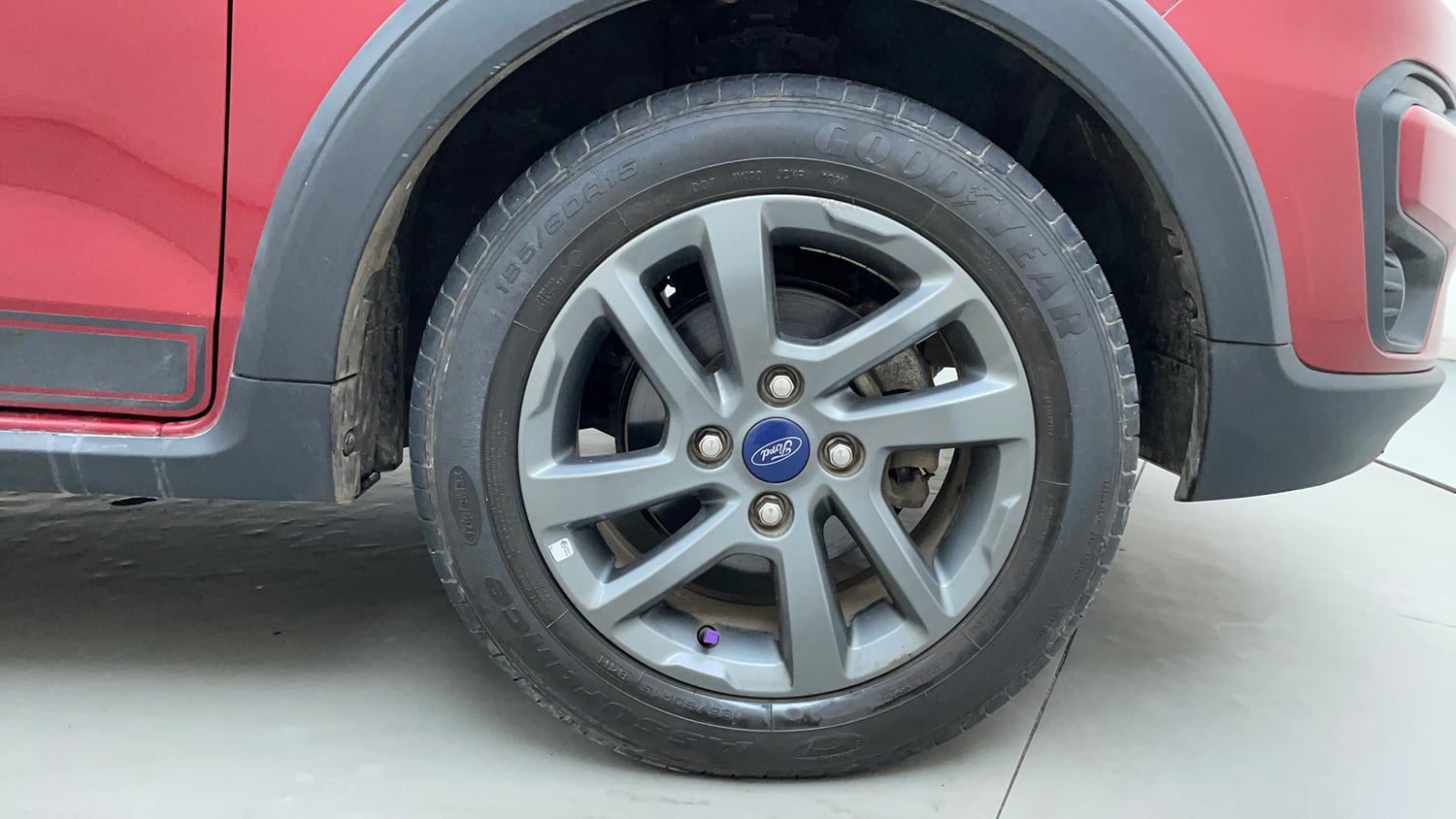 Used 2021 Ford Freestyle Titanium Plus 1.2 Ti-VCT Petrol Manual tyres RIGHT FRONT TYRE RIM VIEW