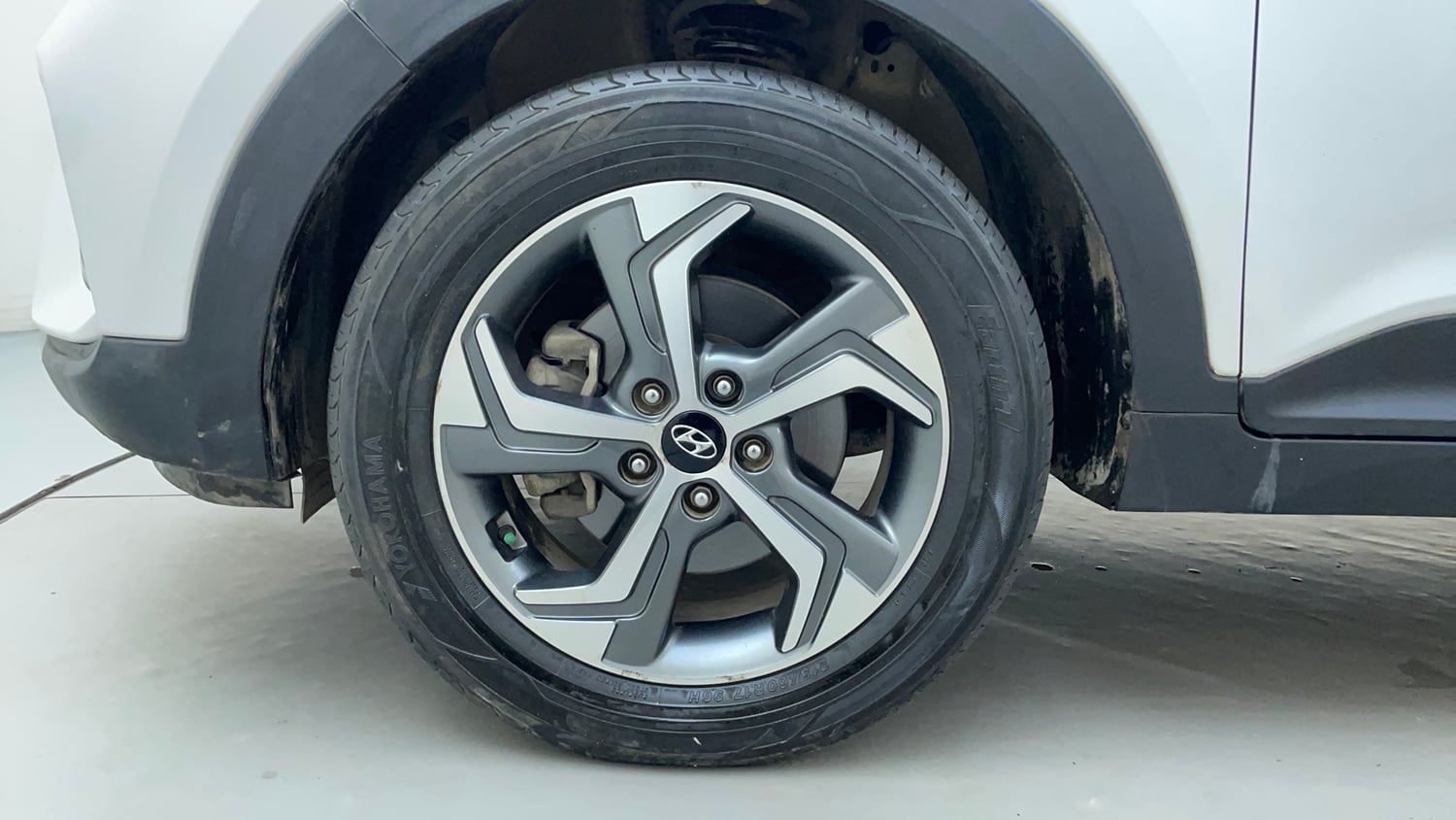 Used 2018 Hyundai Creta SX 1.6 AT Petrol Petrol Automatic tyres LEFT FRONT TYRE RIM VIEW