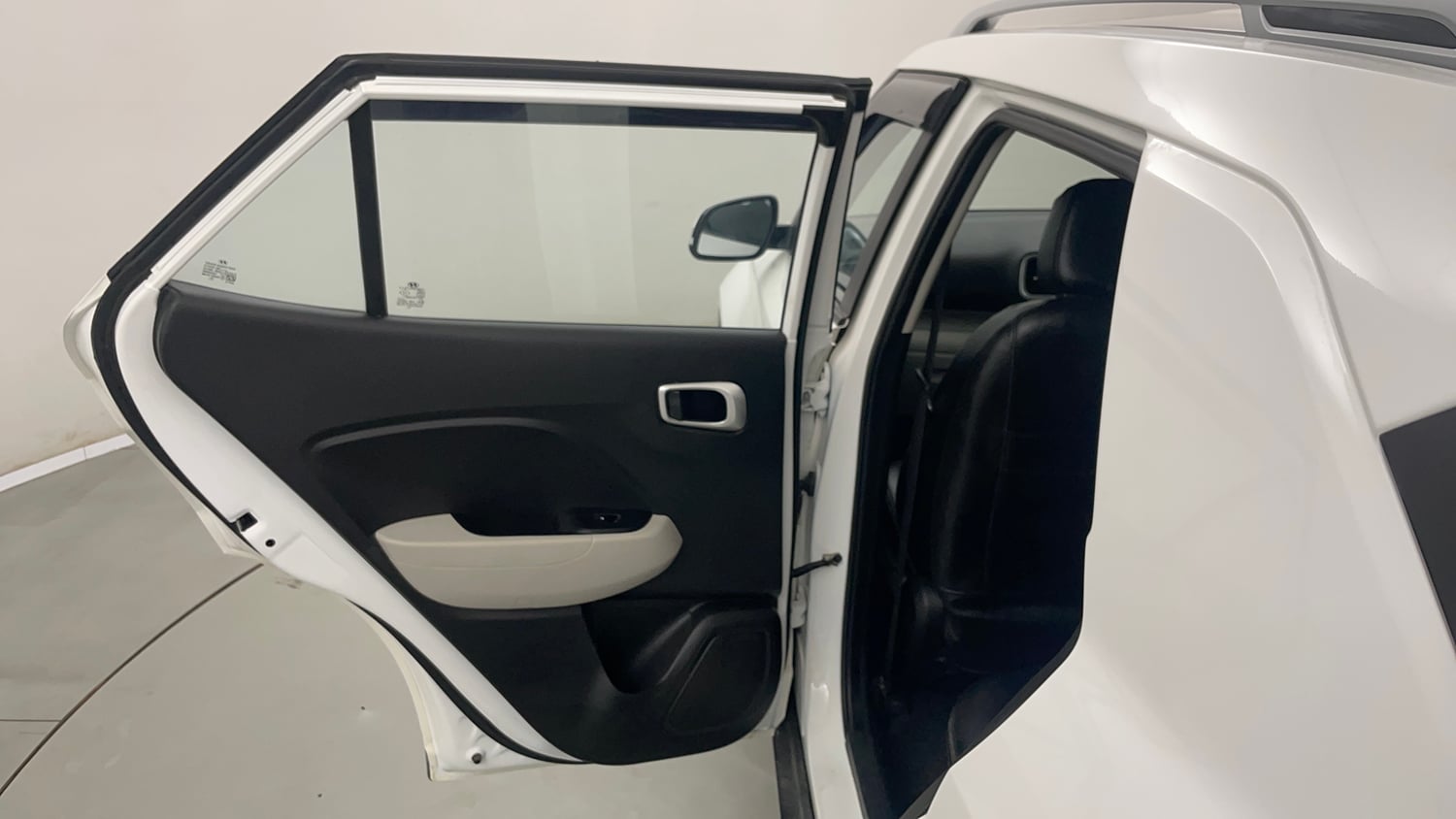 Used 2024 Hyundai Venue SX 1.2 Petrol Petrol Manual interior LEFT REAR DOOR OPEN VIEW