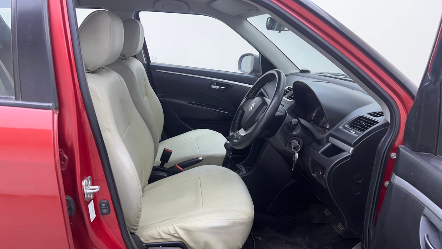 Used 2014 Maruti Suzuki Swift VXi Petrol Manual interior RIGHT SIDE FRONT DOOR CABIN VIEW