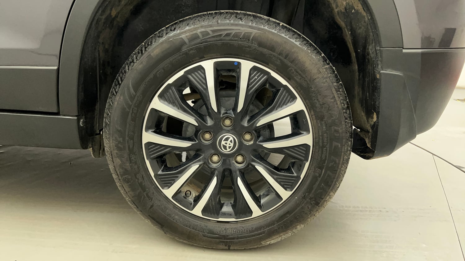Used 2022 Toyota Urban Cruiser Premium Grade AT Petrol Automatic tyres LEFT REAR TYRE RIM VIEW