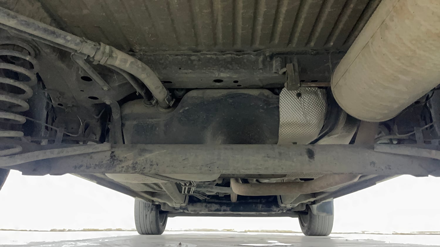 Used 2020 Ford EcoSport S MT 1.5 TDCi Diesel Manual extra REAR UNDERBODY VIEW (TAKEN FROM REAR)