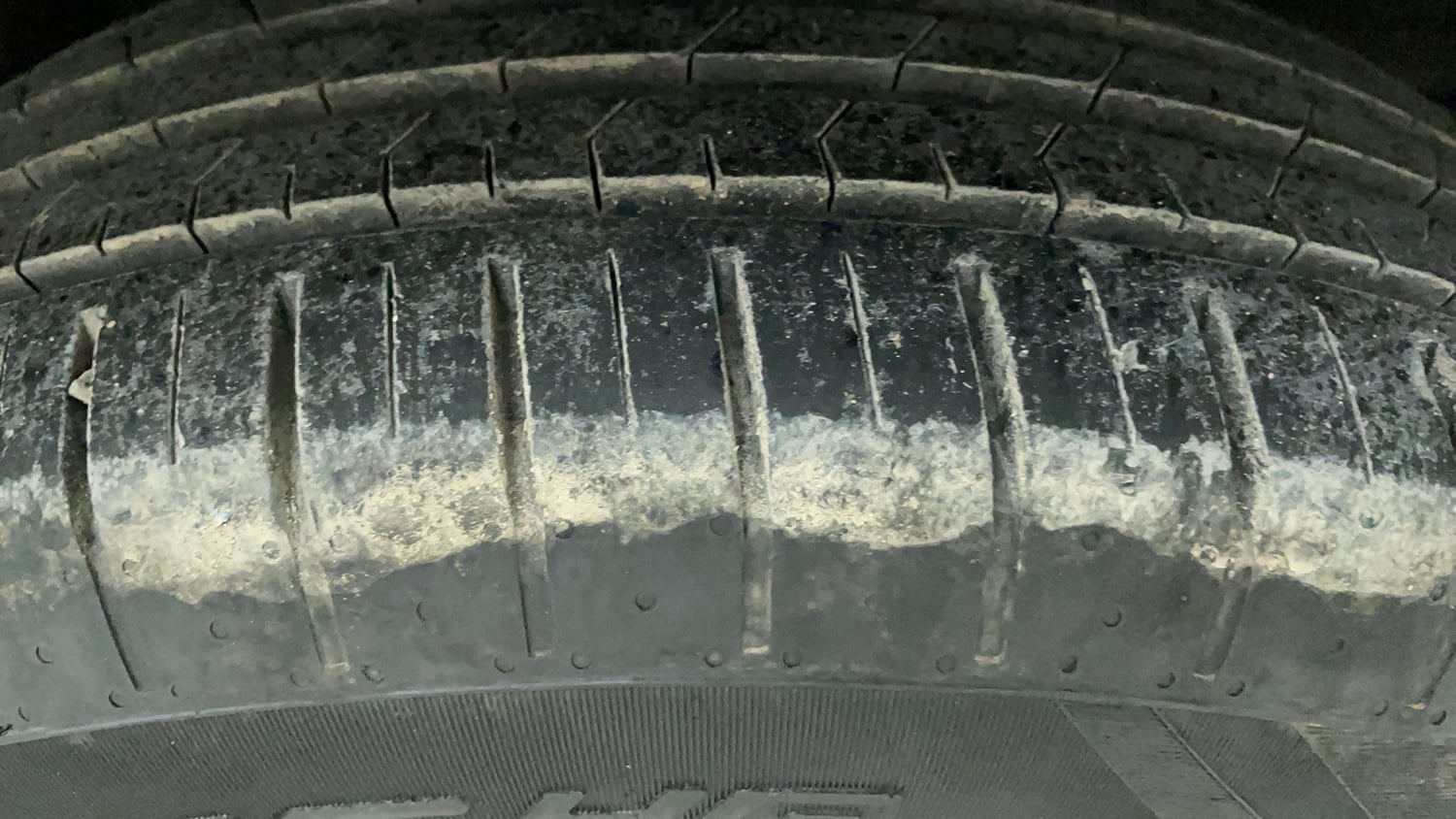 Used 2024 Maruti Suzuki Baleno Sigma MT Petrol Manual tyres RIGHT FRONT TYRE TREAD VIEW