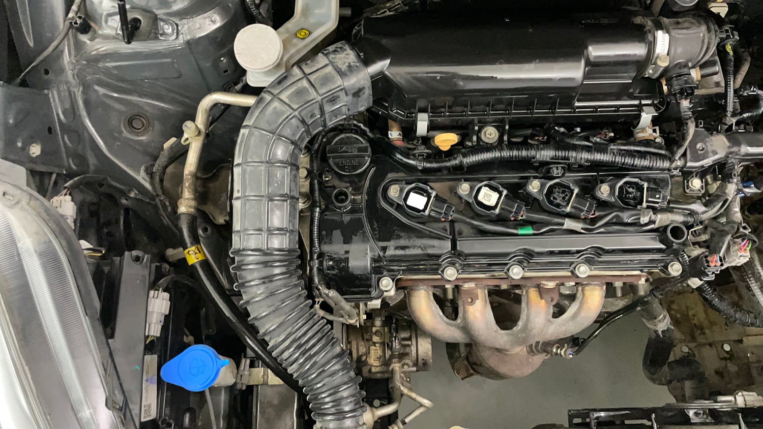 Used 2019 Maruti Suzuki Baleno Delta Petrol Manual engine ENGINE RIGHT SIDE VIEW