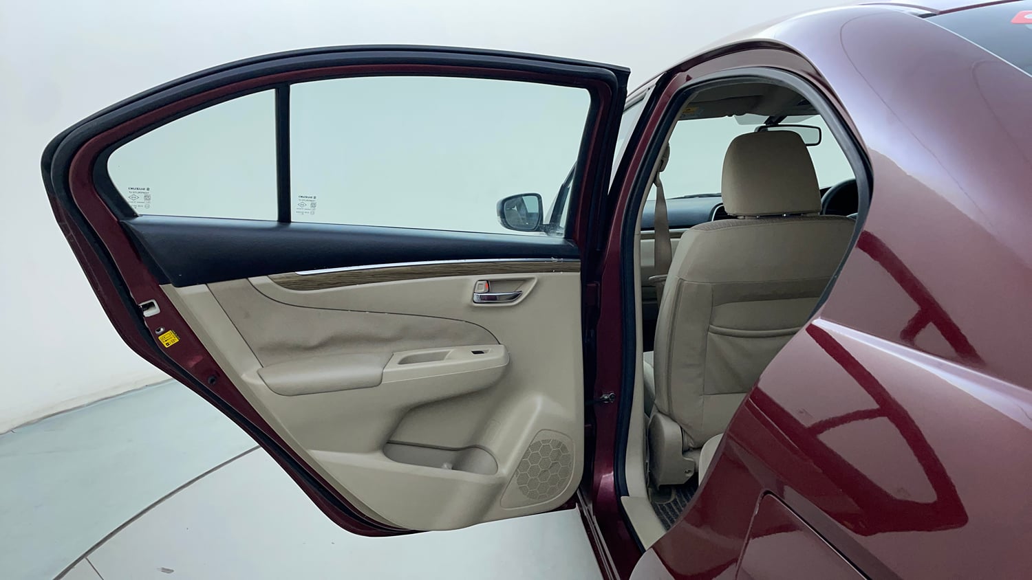 Used 2019 Maruti Suzuki Ciaz Zeta Hybrid 1.5 AT Petrol Automatic interior LEFT REAR DOOR OPEN VIEW