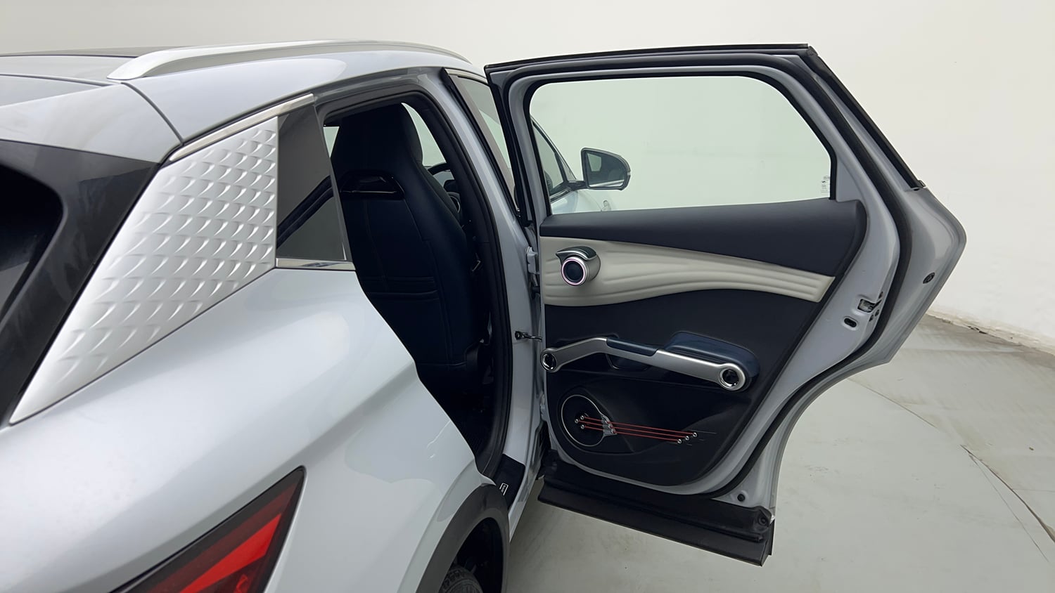 Used 2023 BYD Atto 3 Extended Range Electric Automatic interior RIGHT REAR DOOR OPEN VIEW