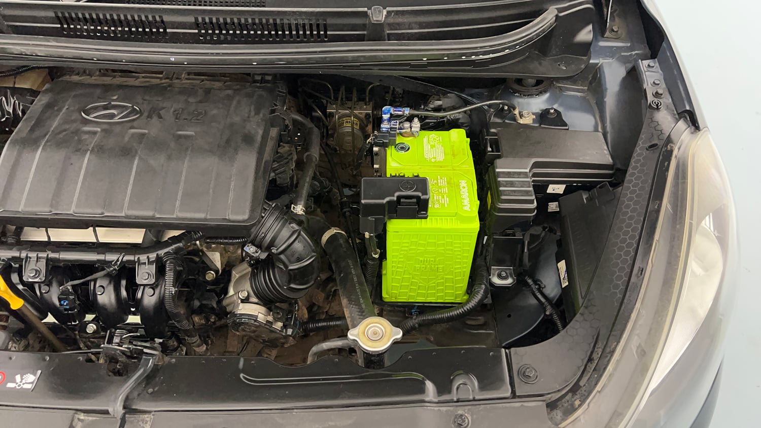Used 2020 Hyundai Grand i10 Nios Sportz 1.2 Kappa VTVT Petrol Manual engine ENGINE LEFT SIDE VIEW