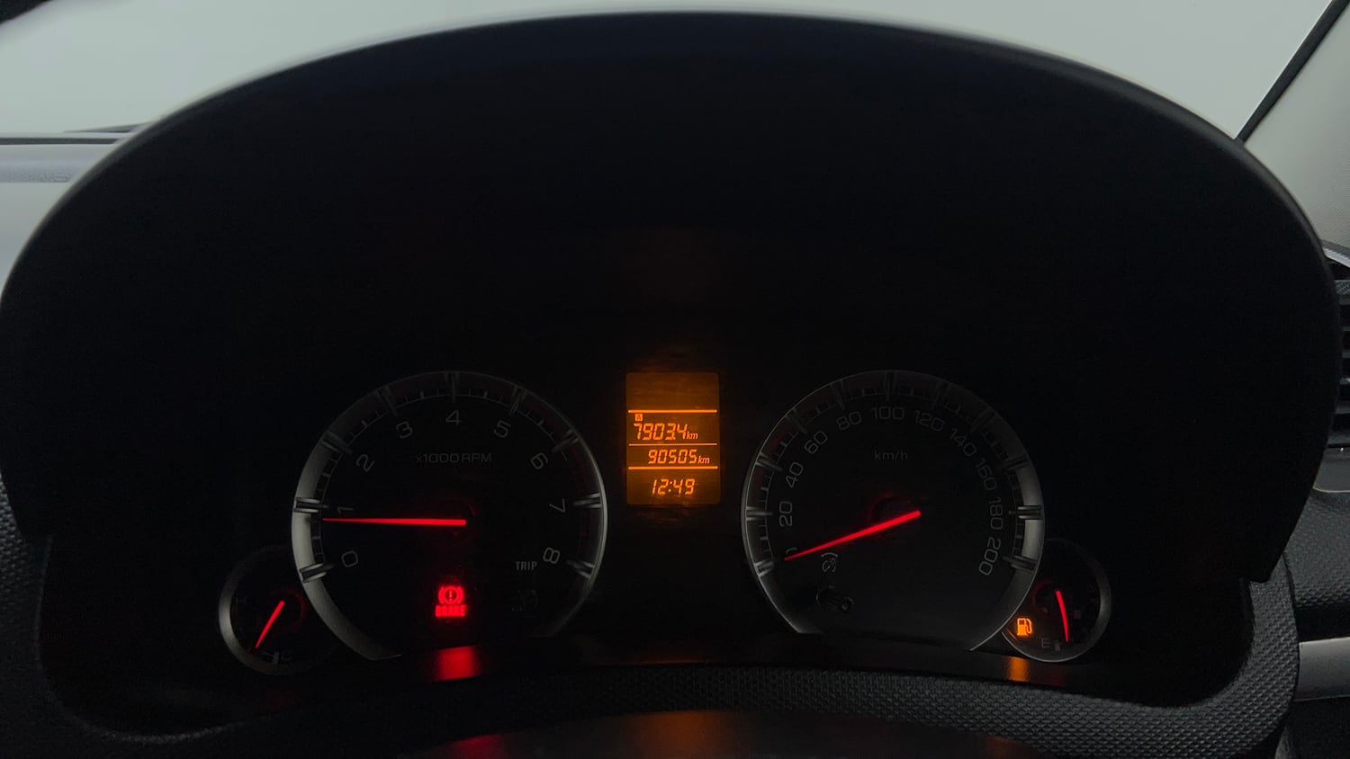 Used 2013 Maruti Suzuki Swift VXI CNG (Outside Fitted) Cng Manual interior CLUSTERMETER VIEW