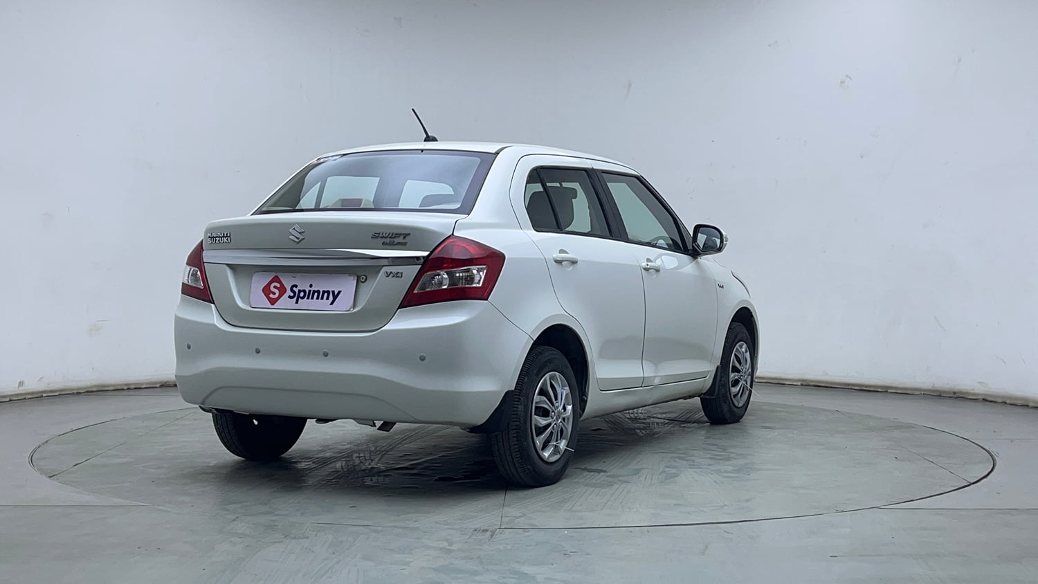 Used 2015 Maruti Suzuki Swift Dzire VXI Petrol Manual exterior RIGHT REAR CORNER VIEW
