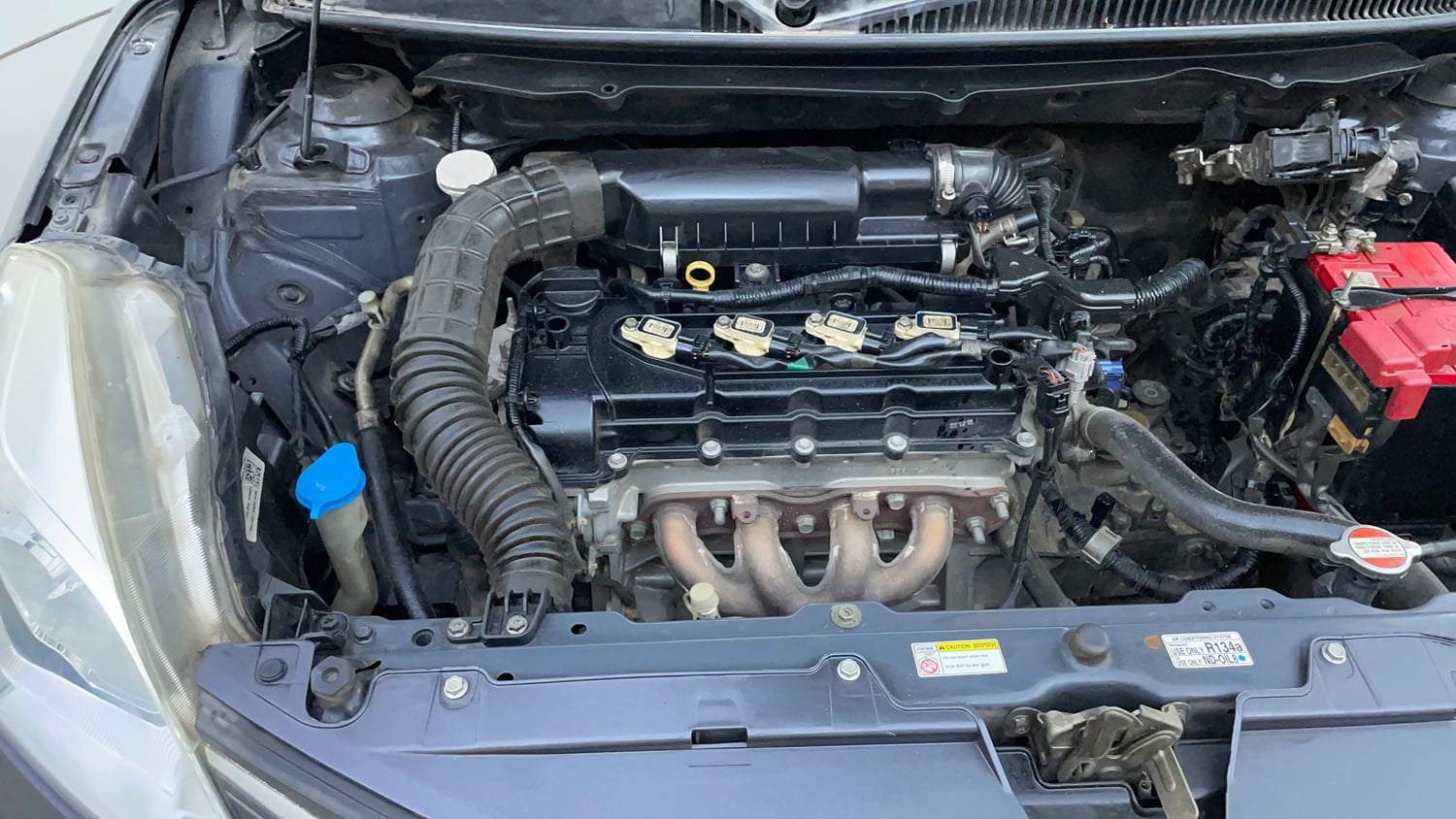 Used 2016 Maruti Suzuki Baleno Zeta 1.2 Petrol Manual engine ENGINE RIGHT SIDE VIEW