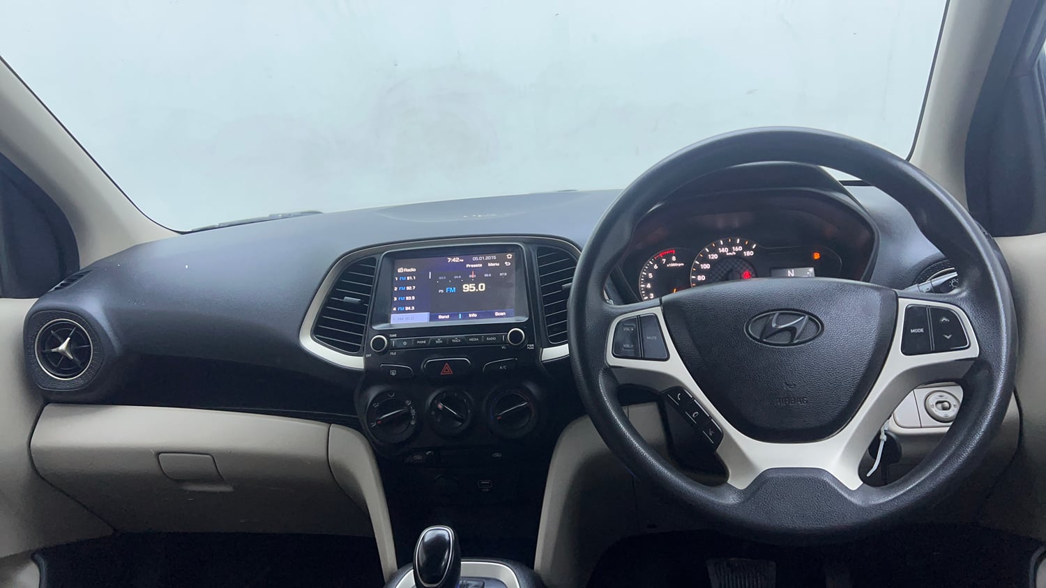Used 2020 Hyundai Santro Sportz AMT Petrol Automatic interior DASHBOARD VIEW