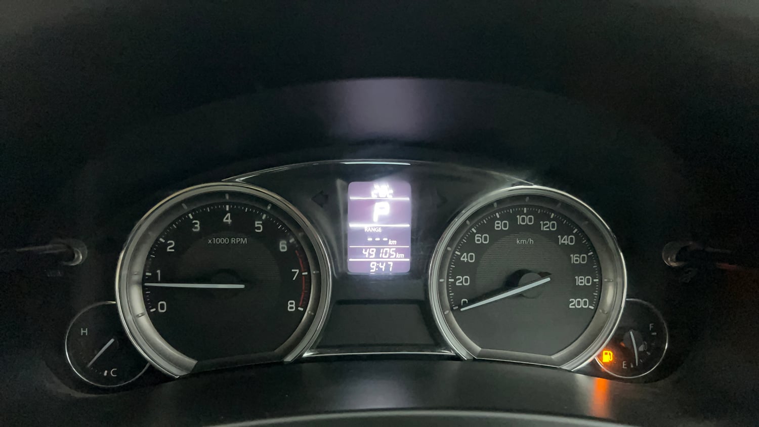 Used 2016 Maruti Suzuki Ciaz ZXi  AT Petrol Automatic interior CLUSTERMETER VIEW