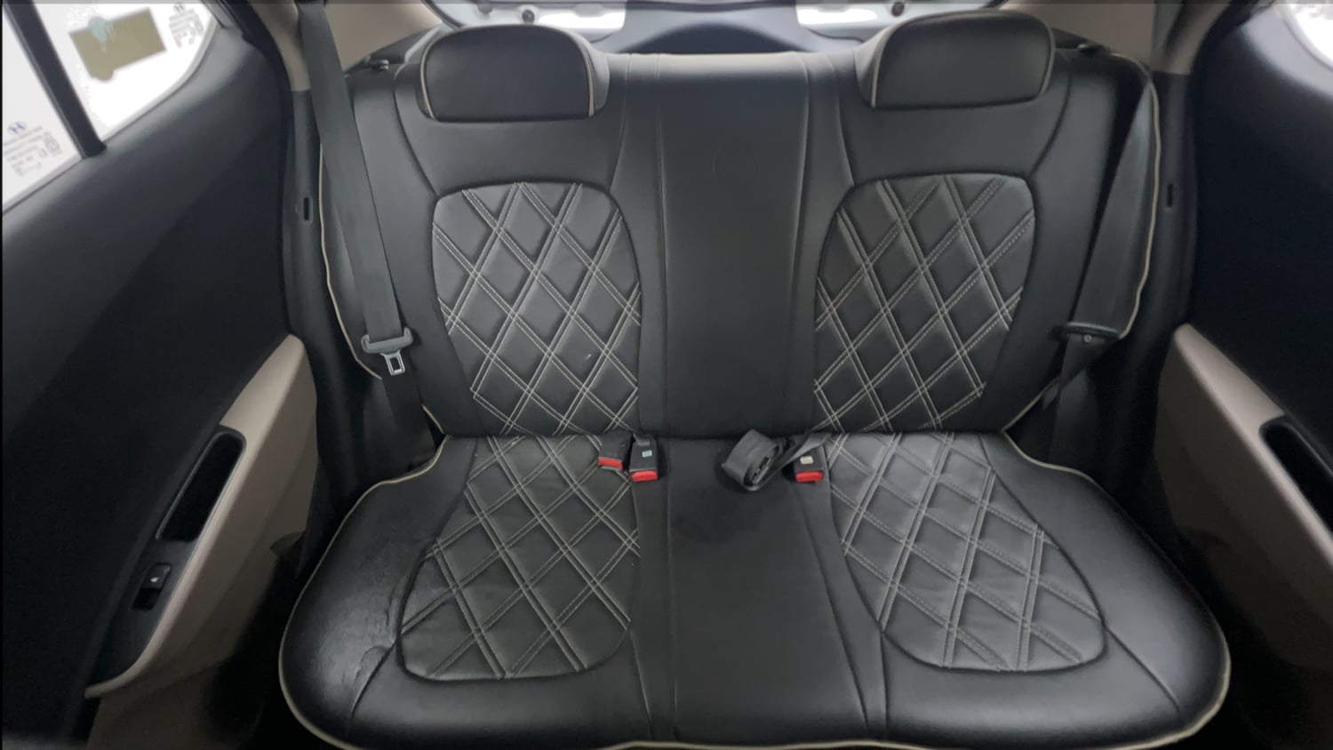 Used 2015 Hyundai Grand i10 Sportz 1.2 Kappa VTVT Petrol Manual interior REAR SEAT CONDITION VIEW