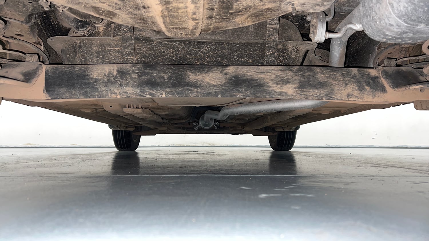 Used 2020 Hyundai Grand i10 Nios Sportz 1.2 Kappa VTVT Petrol Manual extra REAR UNDERBODY VIEW (TAKEN FROM REAR)