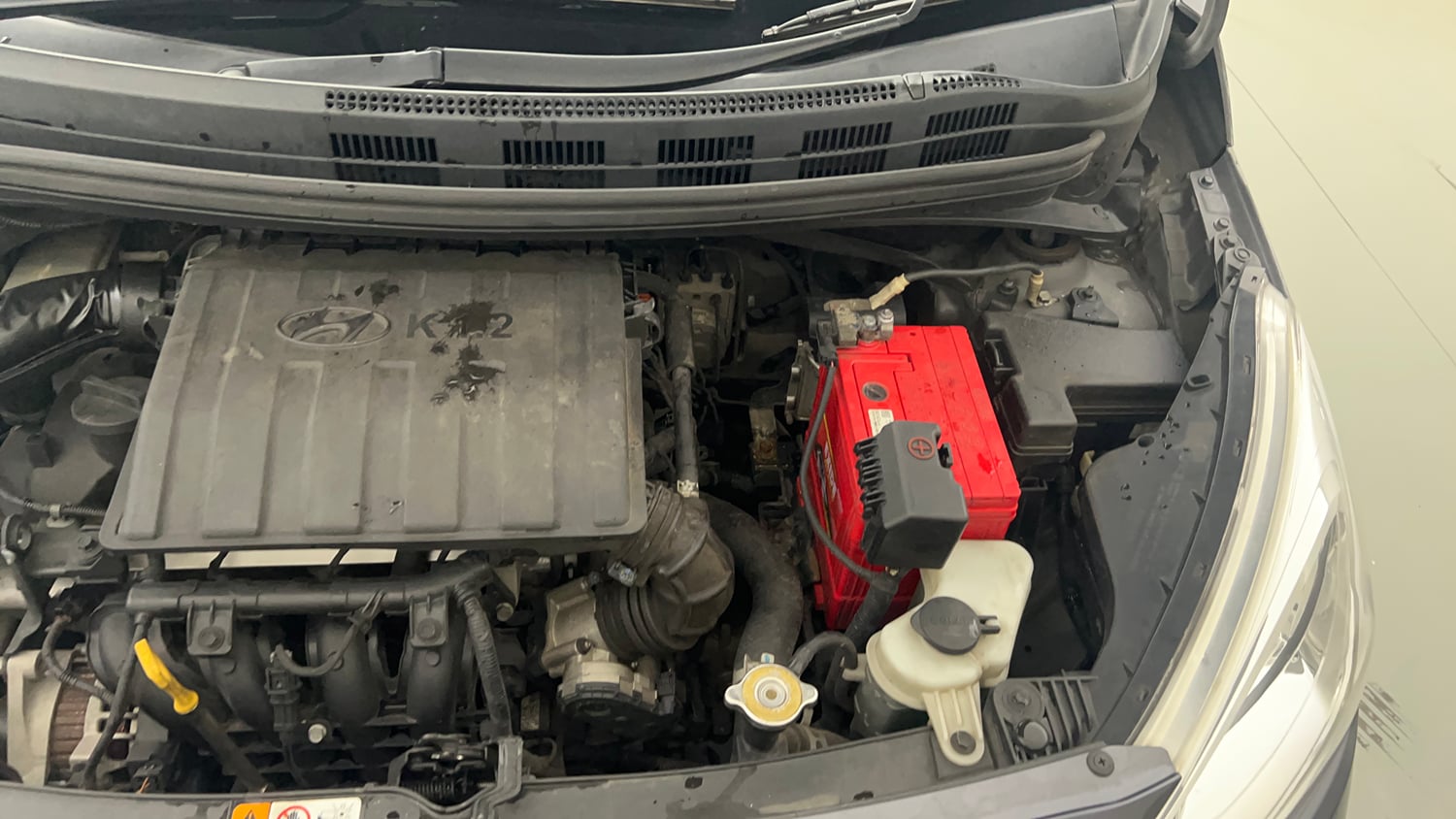 Used 2018 Hyundai Grand i10 Magna 1.2 Kappa VTVT Petrol Manual engine ENGINE LEFT SIDE VIEW
