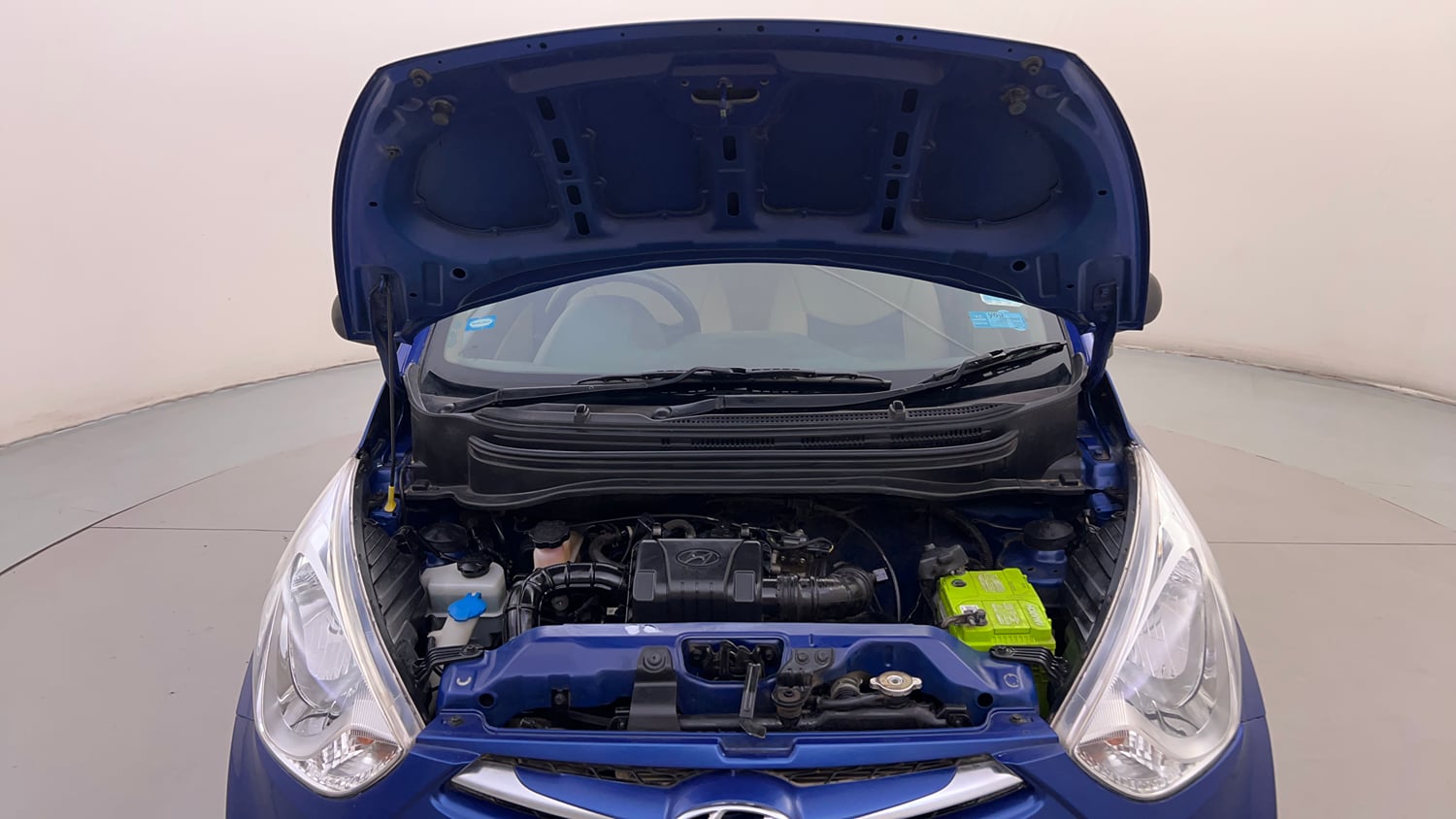 Used 2017 Hyundai Eon Era + Petrol Manual engine ENGINE & BONNET OPEN FRONT VIEW