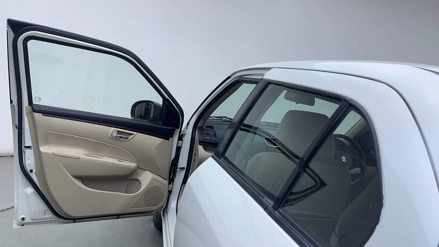 Used 2015 Maruti Suzuki Swift Dzire VXI Petrol Manual interior LEFT FRONT DOOR OPEN VIEW