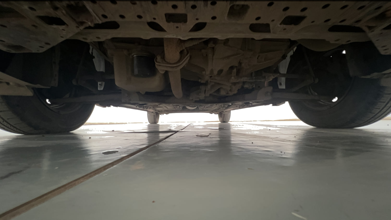 Used 2018 Maruti Suzuki Swift LXi Petrol Manual extra FRONT LEFT UNDERBODY VIEW